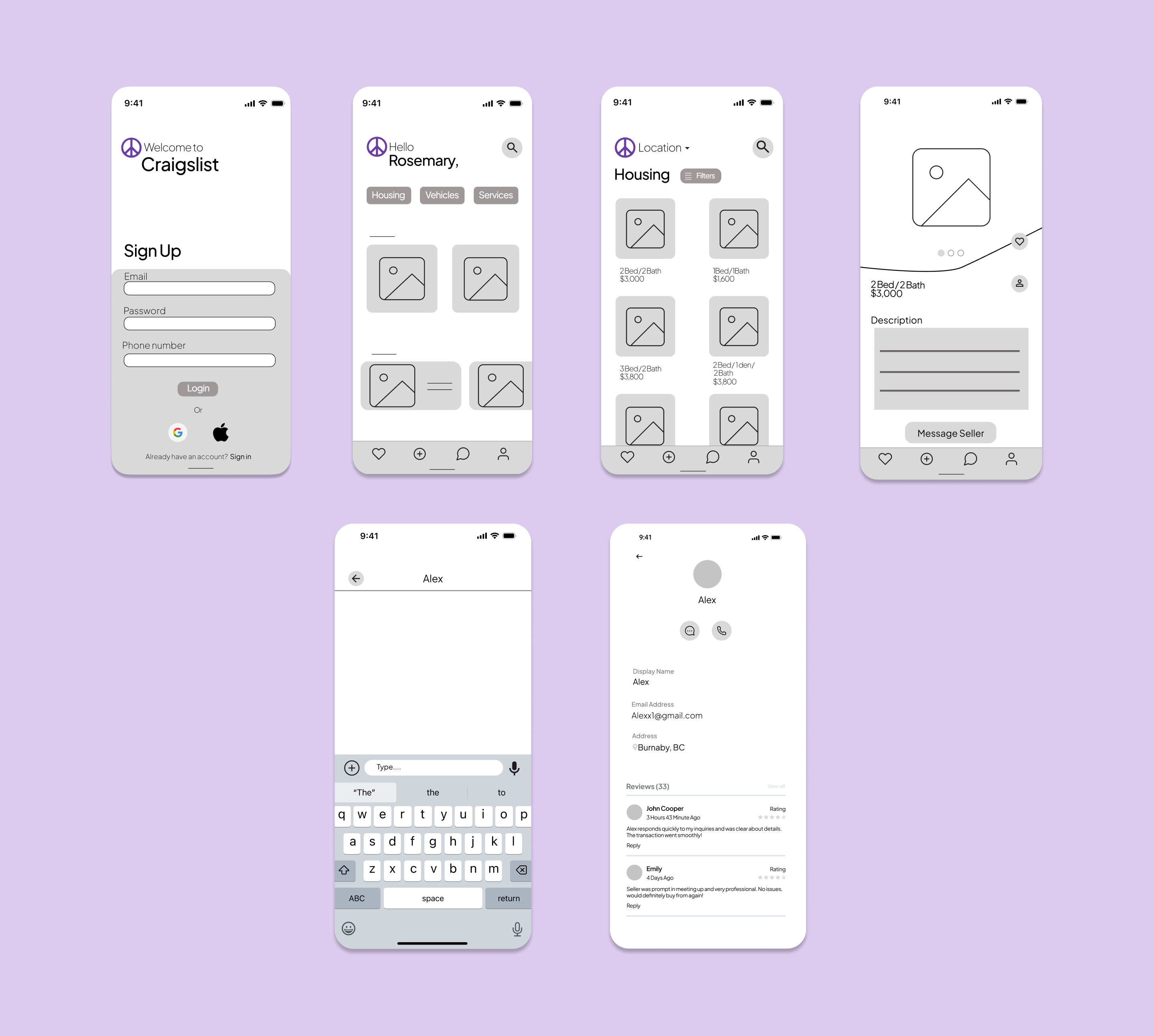 Wireframes